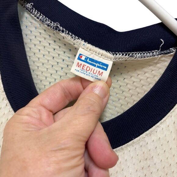 Penn State Size Medium Vintage Champion Brand Mesh Shirt - Picture 5 of 6